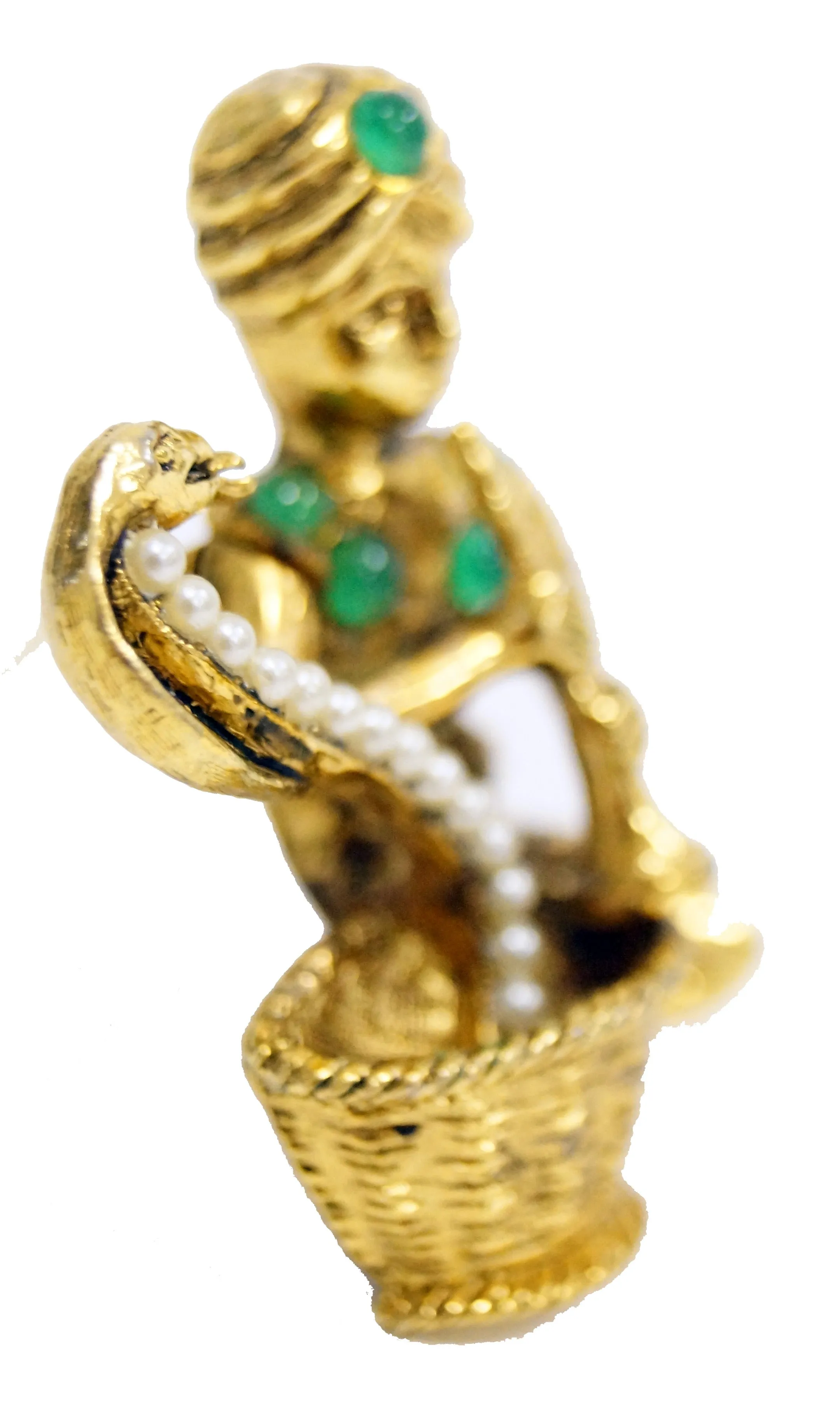 1960s Hattie Carnegie Snake Charmer Brooch