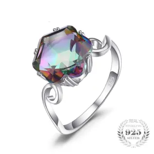 3.2ct Rainbow Fire Mystic Topaz Ring