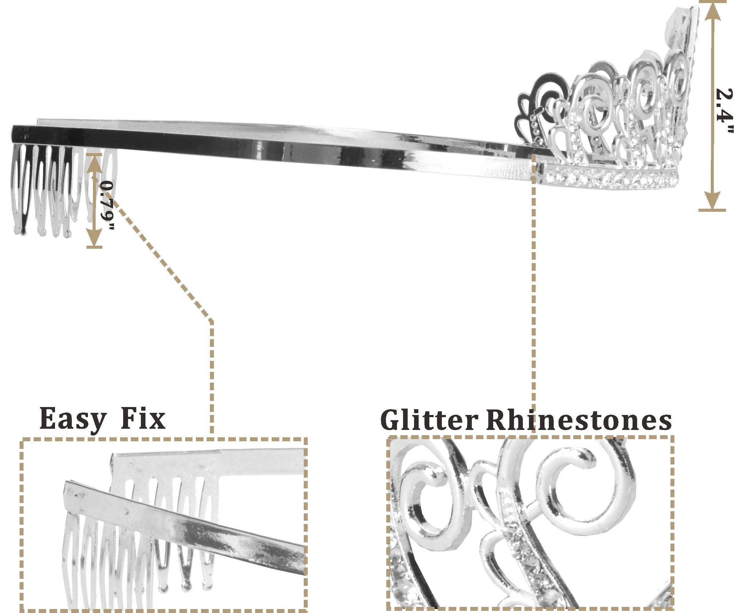 56th Birthday Gifts for Woman, 56th Birthday Tiara and Sash Silver, HAPPY 56th Birthday