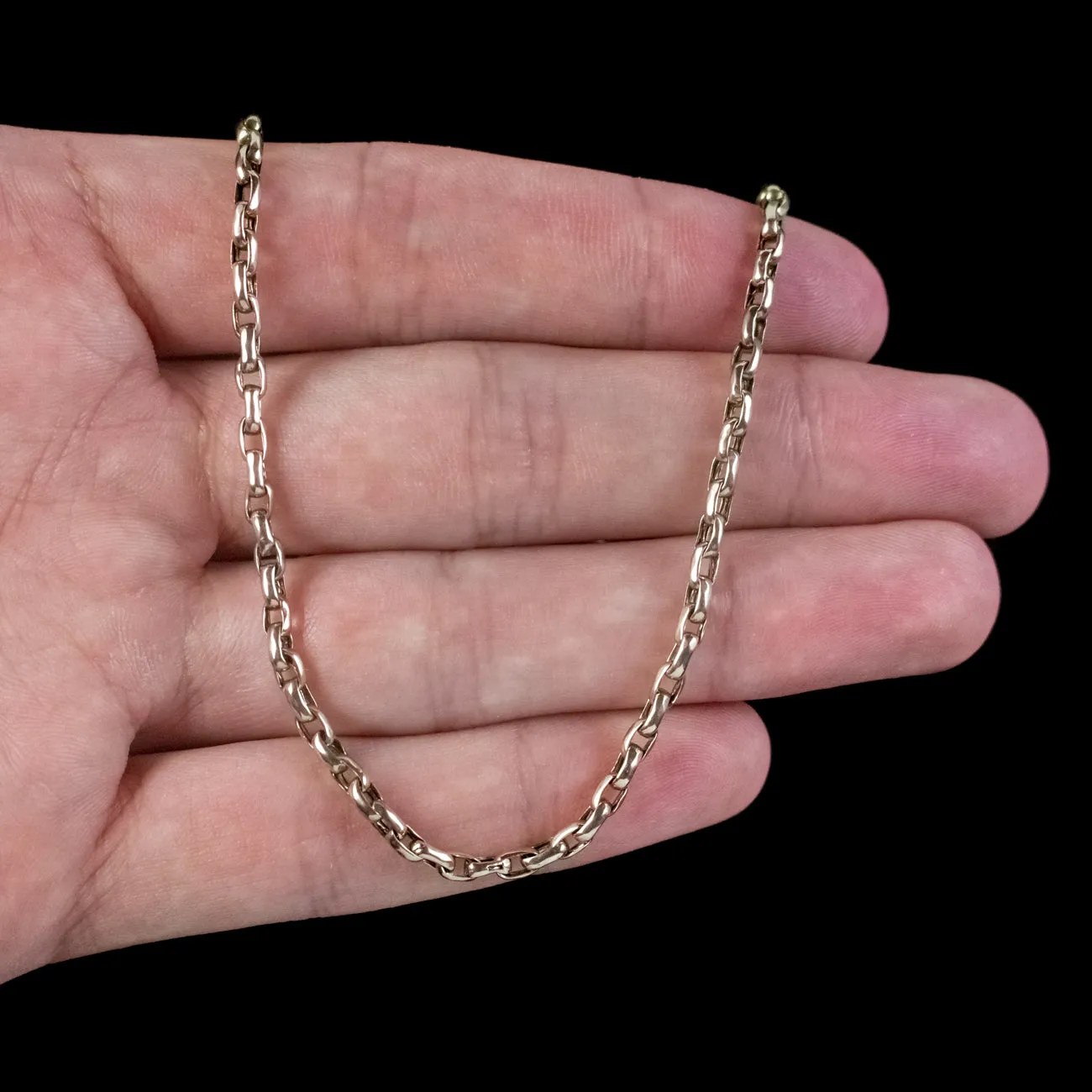 Antique Victorian 9ct Gold Chain Circa 1900