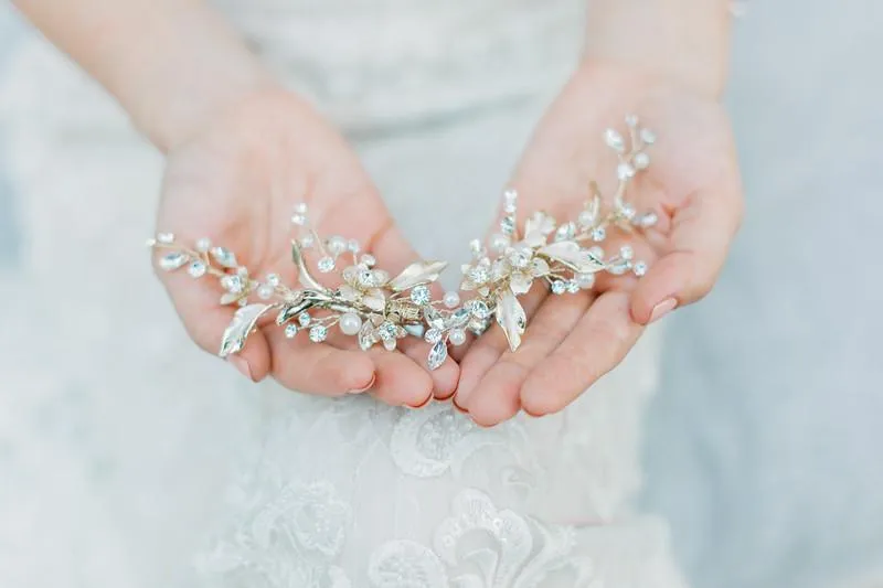 APRIL Gilded Leaves Hair Clip Set