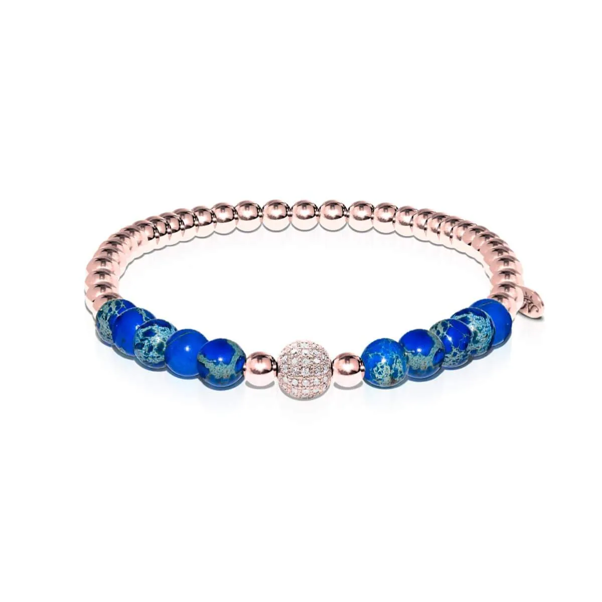 Atlantis | 18k Rose Gold | Crystal Sea Gemstone Bracelet