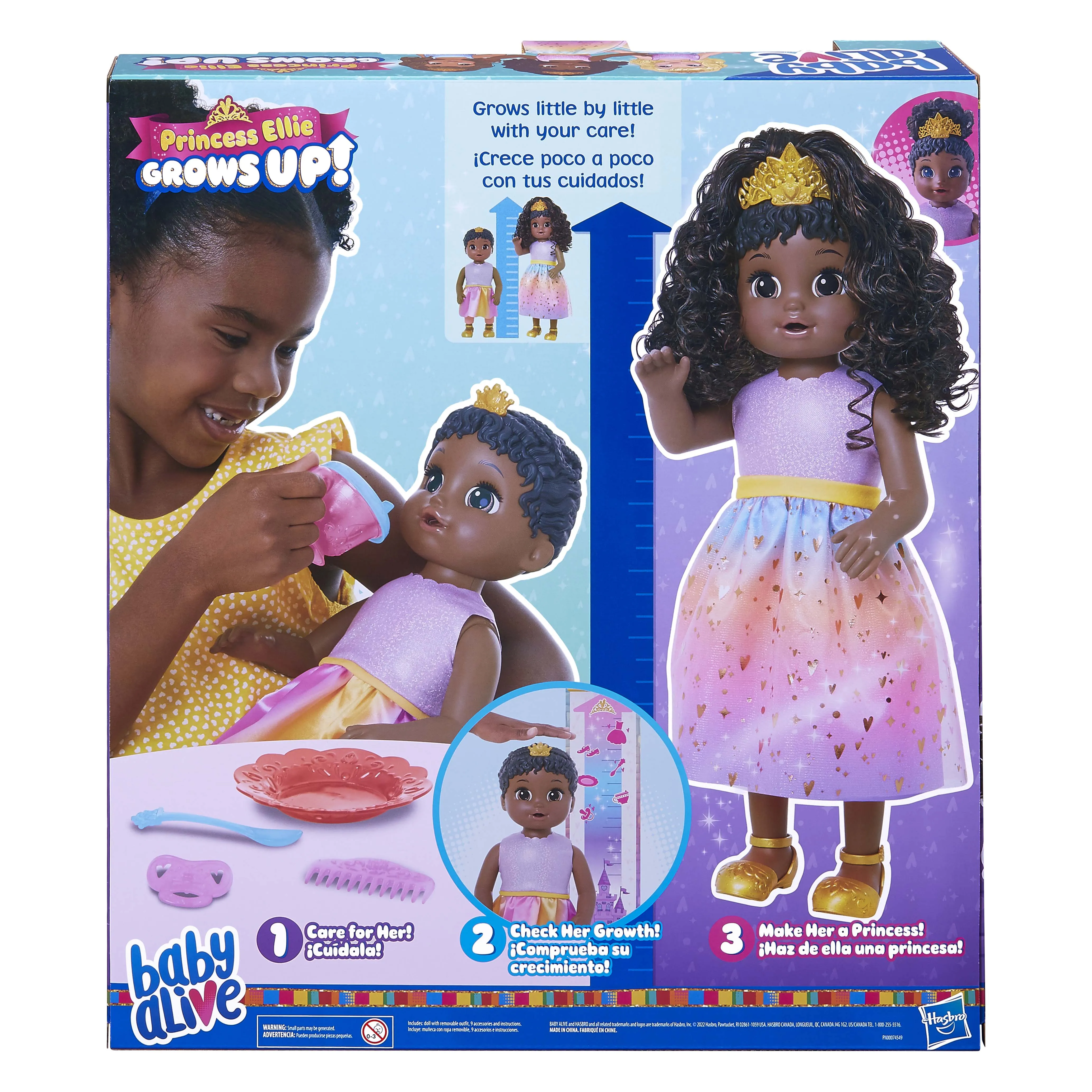 Baby Alive Princess Ellie Grows Up! Black Hair