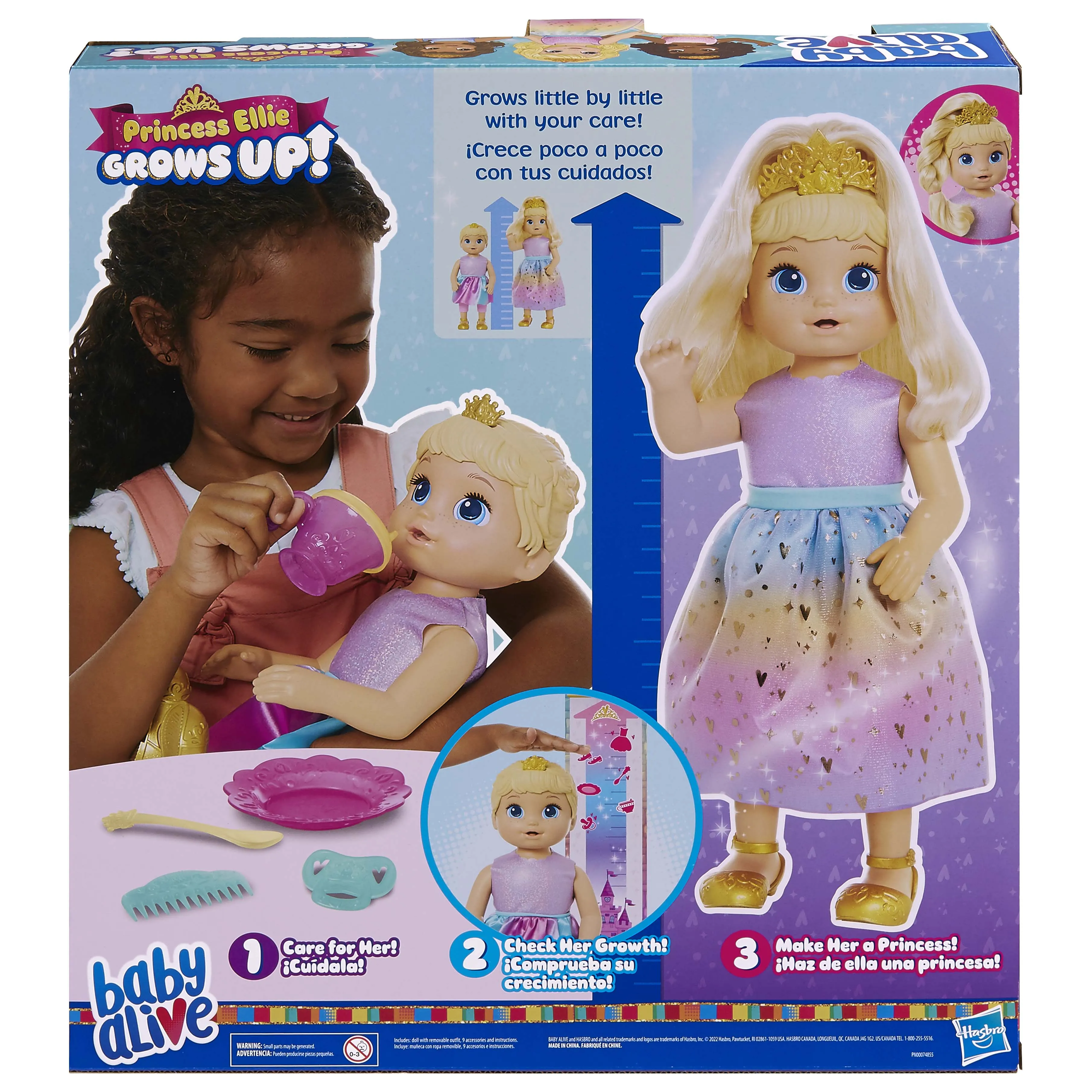 Baby Alive Princess Ellie Grows Up! Blonde Hair