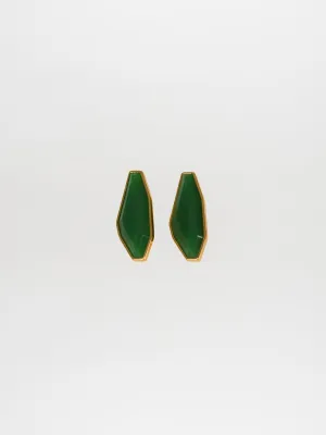 Badra Earrings Emerald