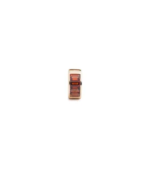 Baguette Garnet - True Love : Huggie Earring