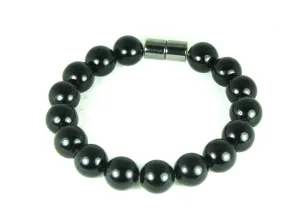 Black Tourmaline Bracelet 8/10/12mm Bead Diameter Gemstones - Protection Bracelet - Emf Protection - Tourmaline Jewelry - Empath Protection