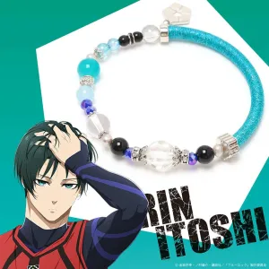 Blue Lock Rin Itoshi Nagi Wind Cord Bracelet Jewelry Japan Limited