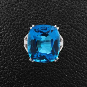 Blue Topaz Ring