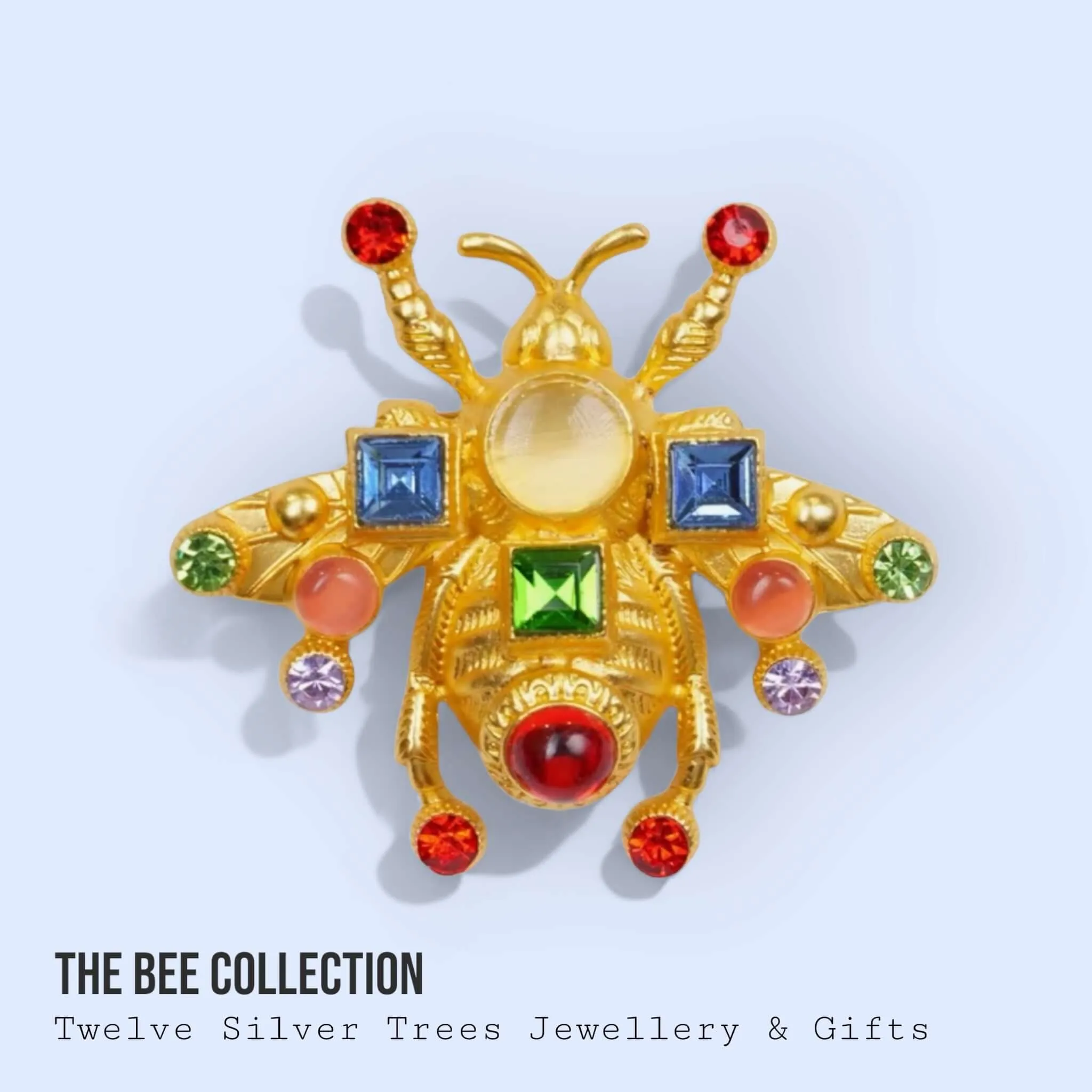 Byzantine Inspired Statement Bee Brooch