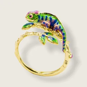 Chameleon Open ring by Bill Skinner