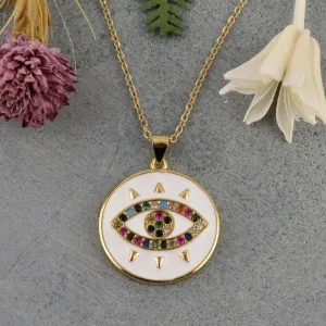 Colorful Eye Medallion LG