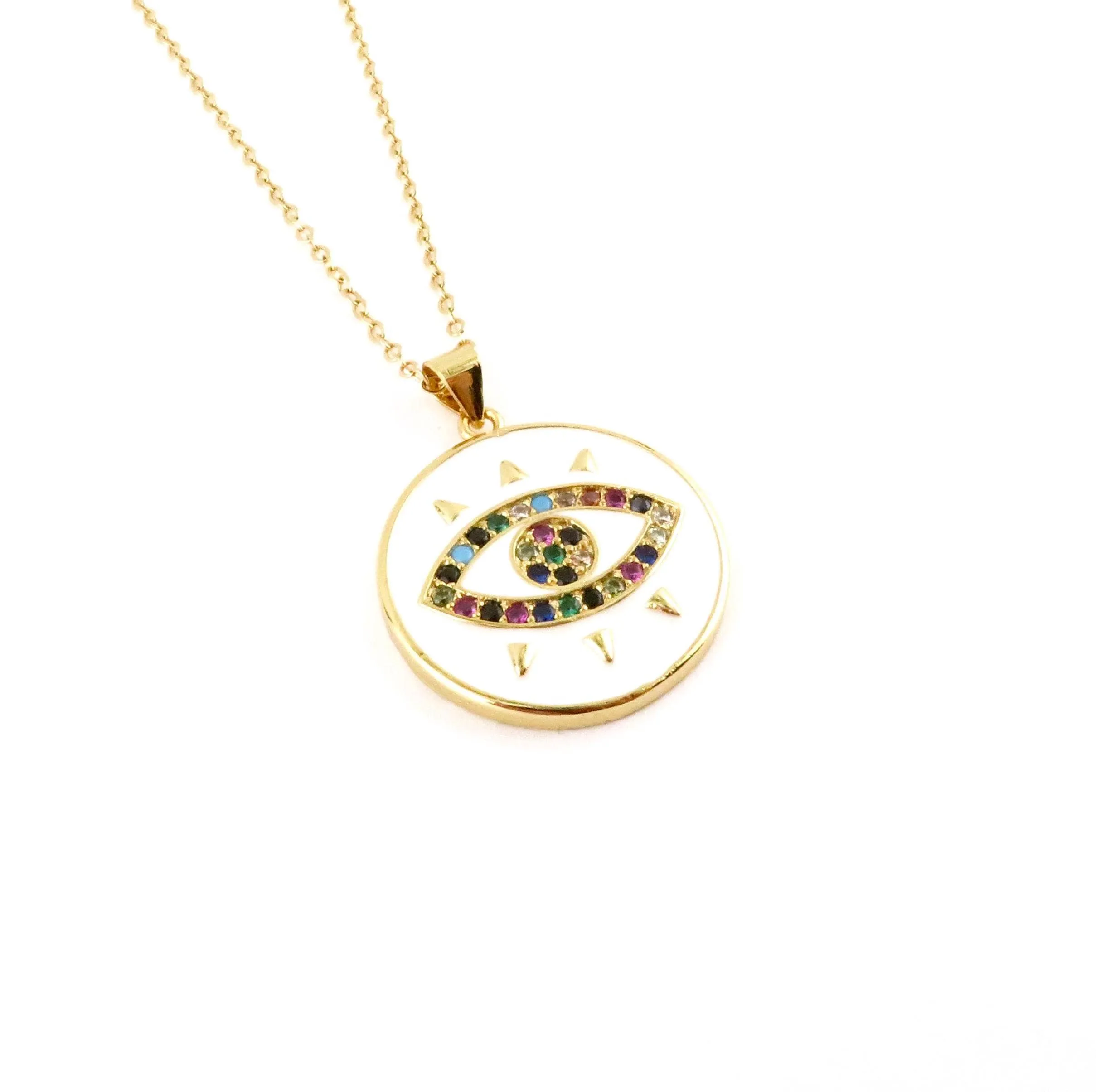 Colorful Eye Medallion LG