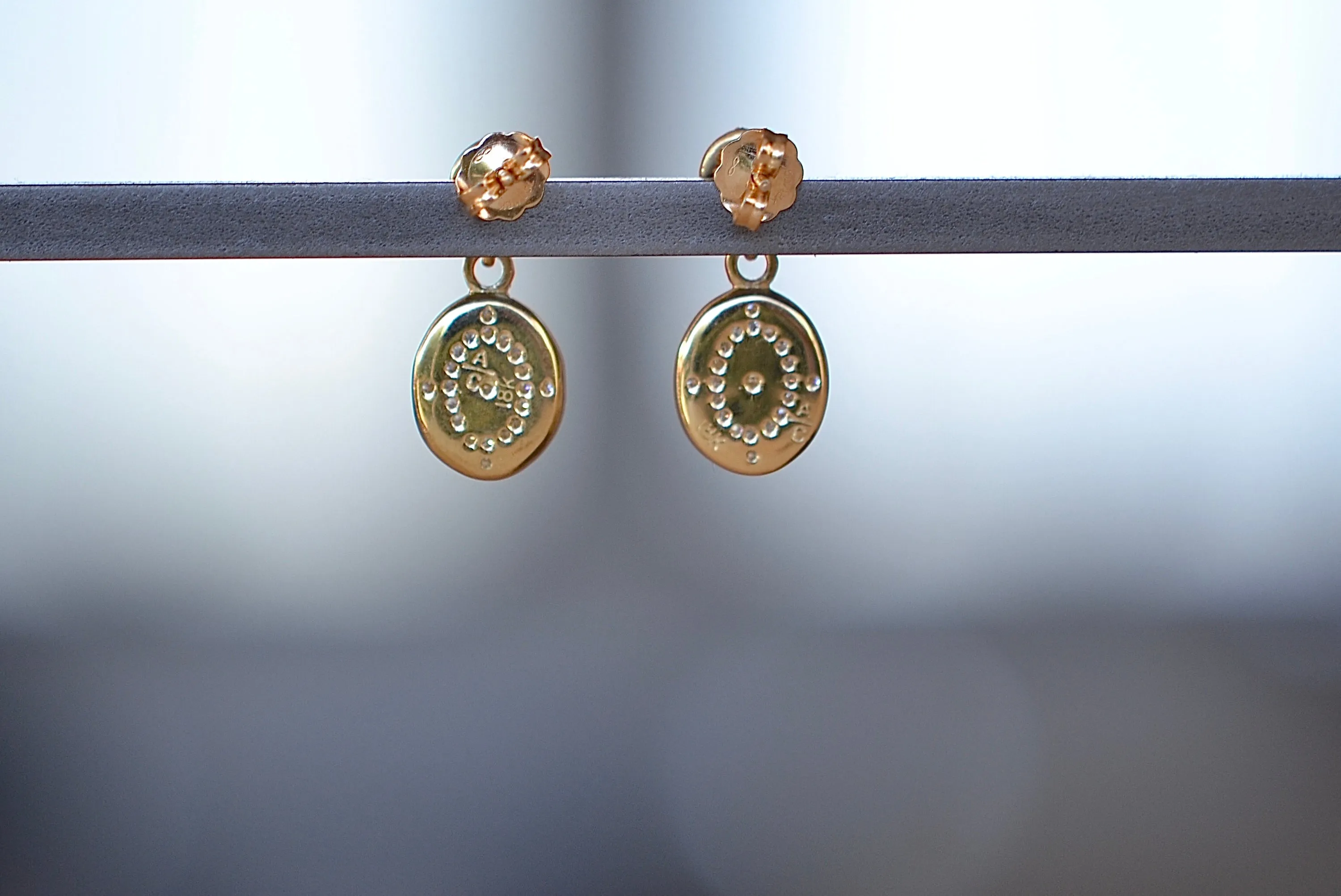 Day Dream Drop Earrings with Emerald