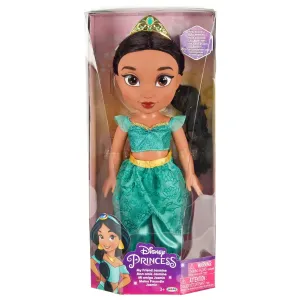 Disney Princess My Friend Jasmine Doll Tiara Glitter Outfit 36cm