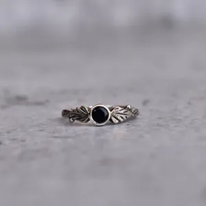 Earth's Radiance - Black Onyx Ring