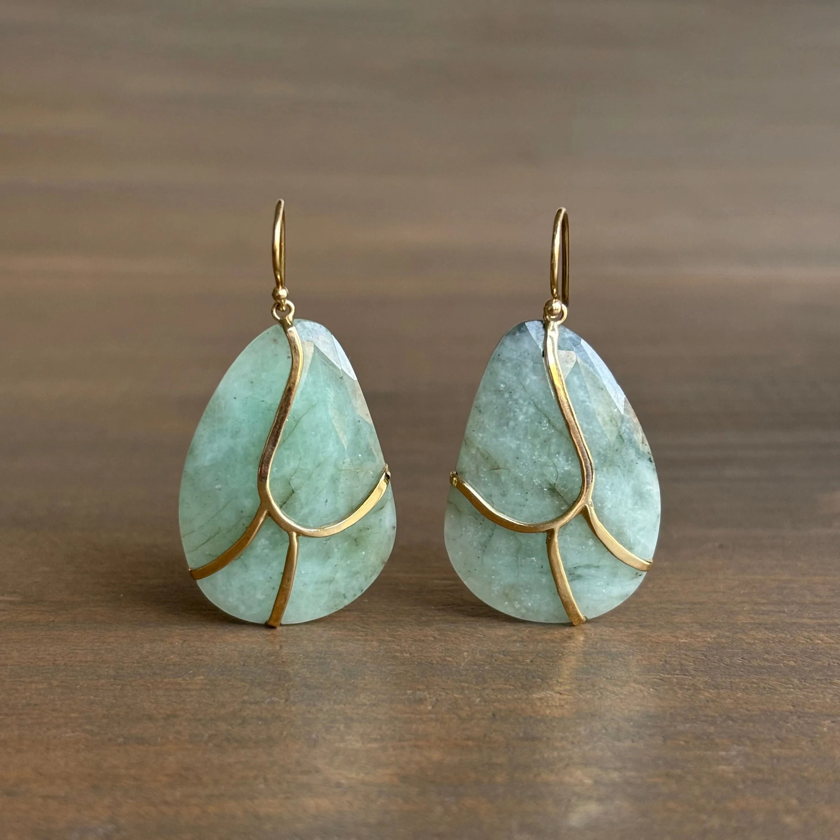 Emerald Butterfly Earrings