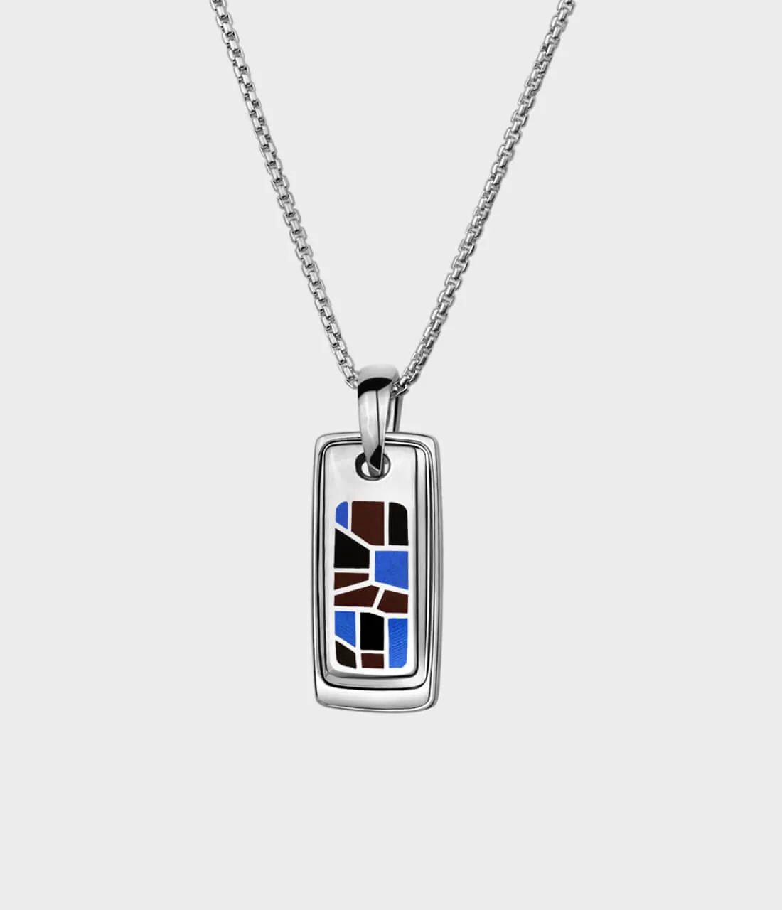 Enamel Mosaic Necklace