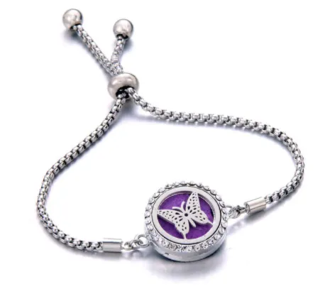 Essential Oil  Diffuser Perfume Locket Bracelet (sold by the piece or dozen)