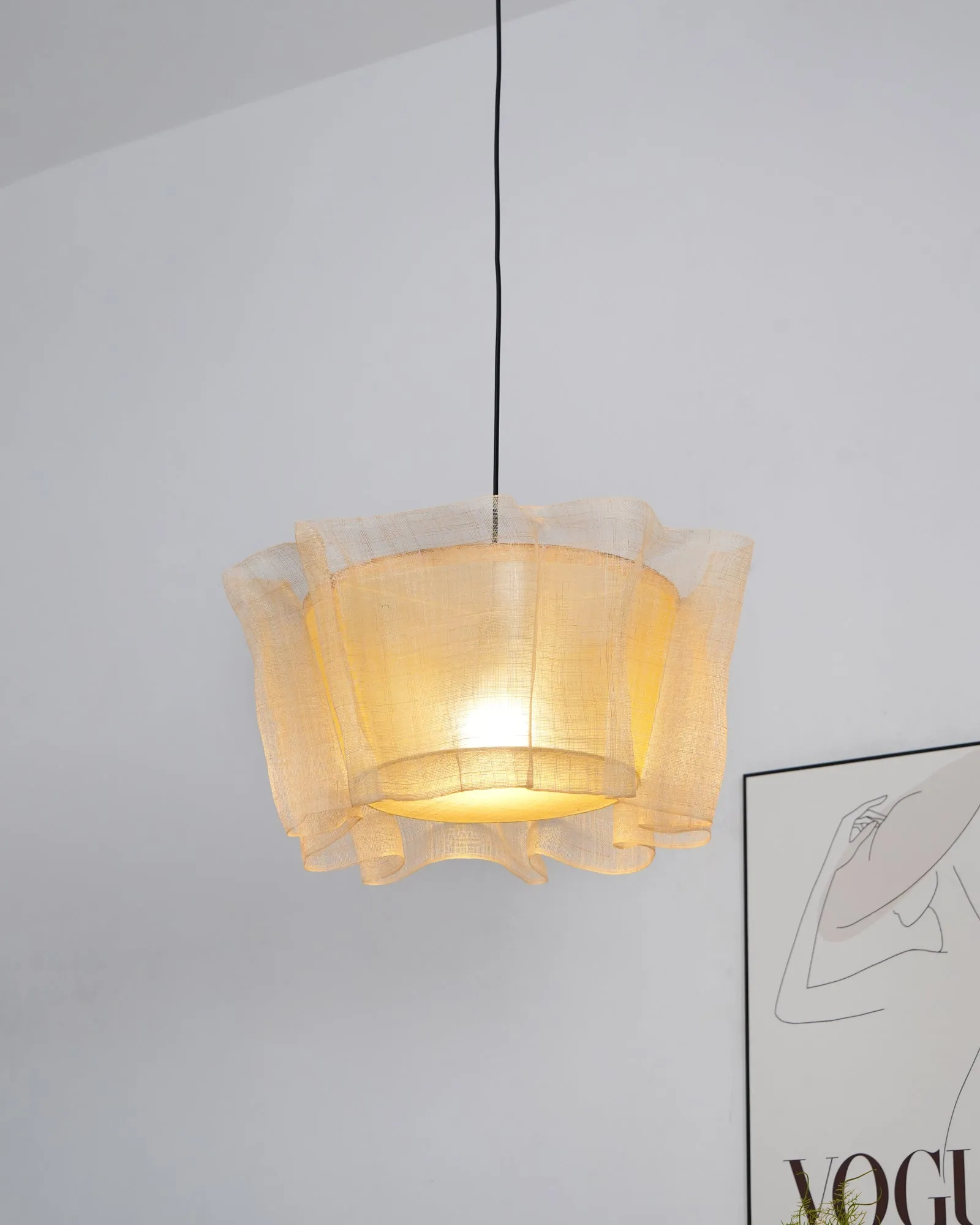 Flaxen Weave Pendant Lamp