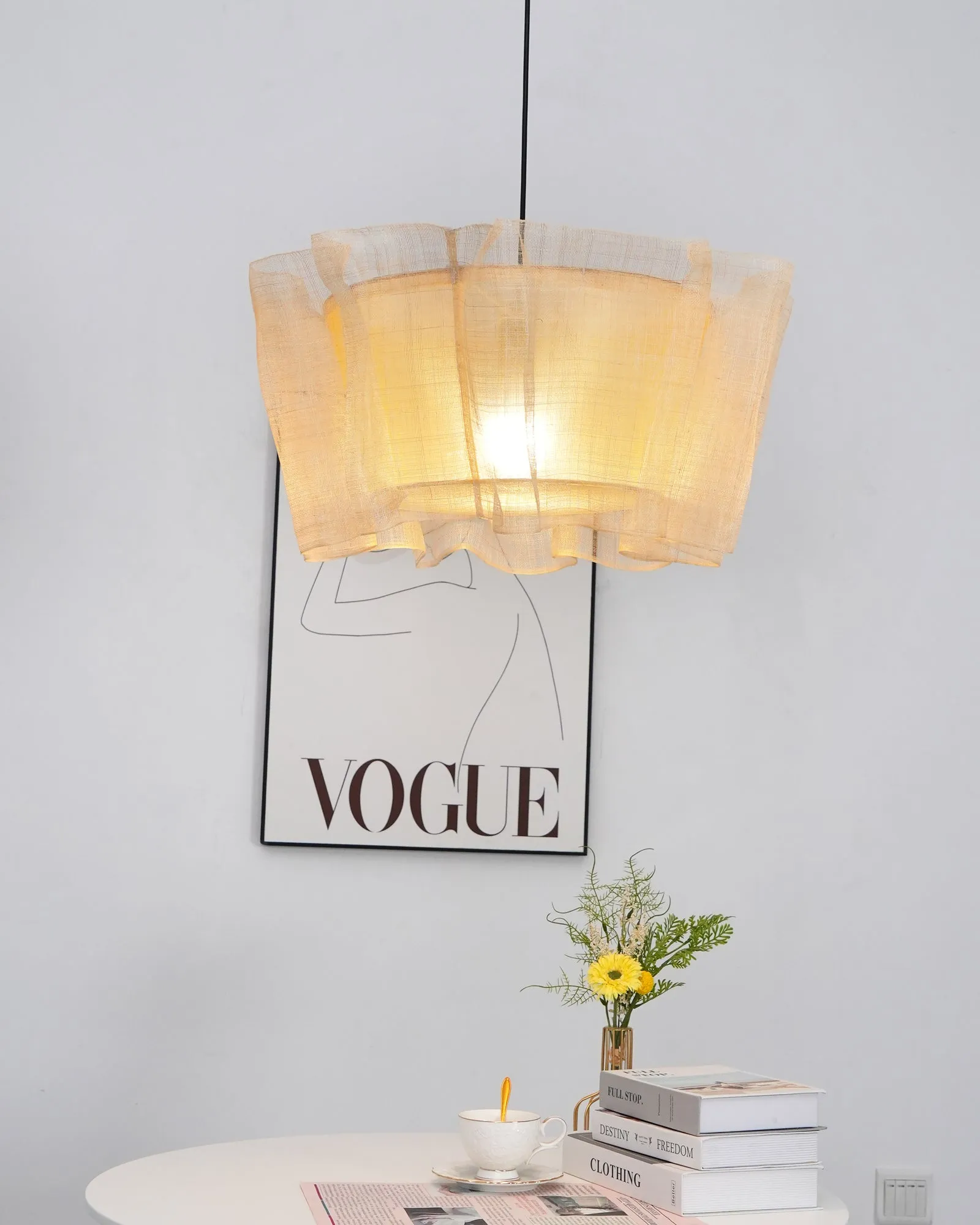 Flaxen Weave Pendant Lamp