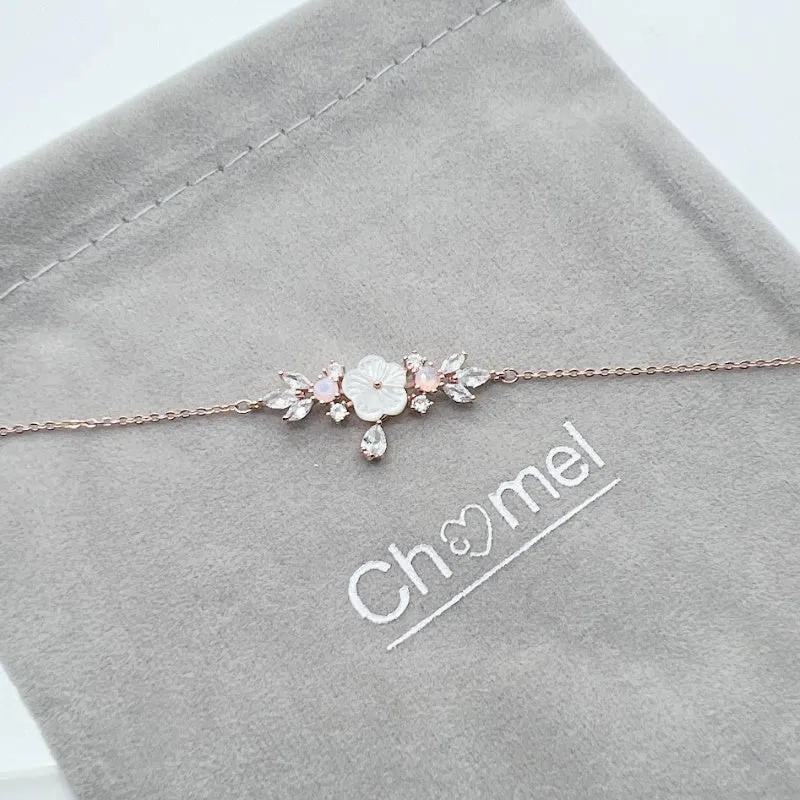 Flower Cubic Zirconia Bracelet