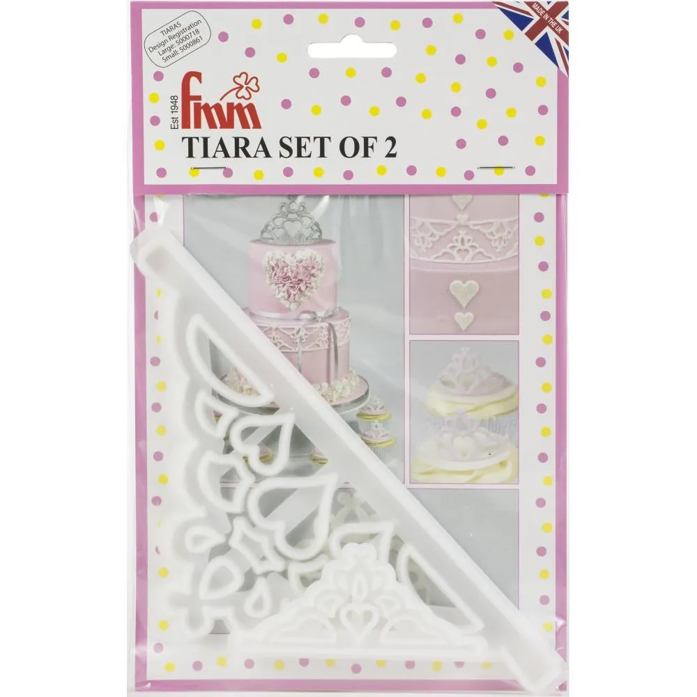 Fondant Icing Cutter Set 2 pack - Tiara*