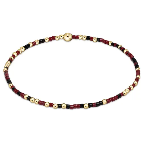 gameday hope unwritten bracelet - wine/onyx by enewton