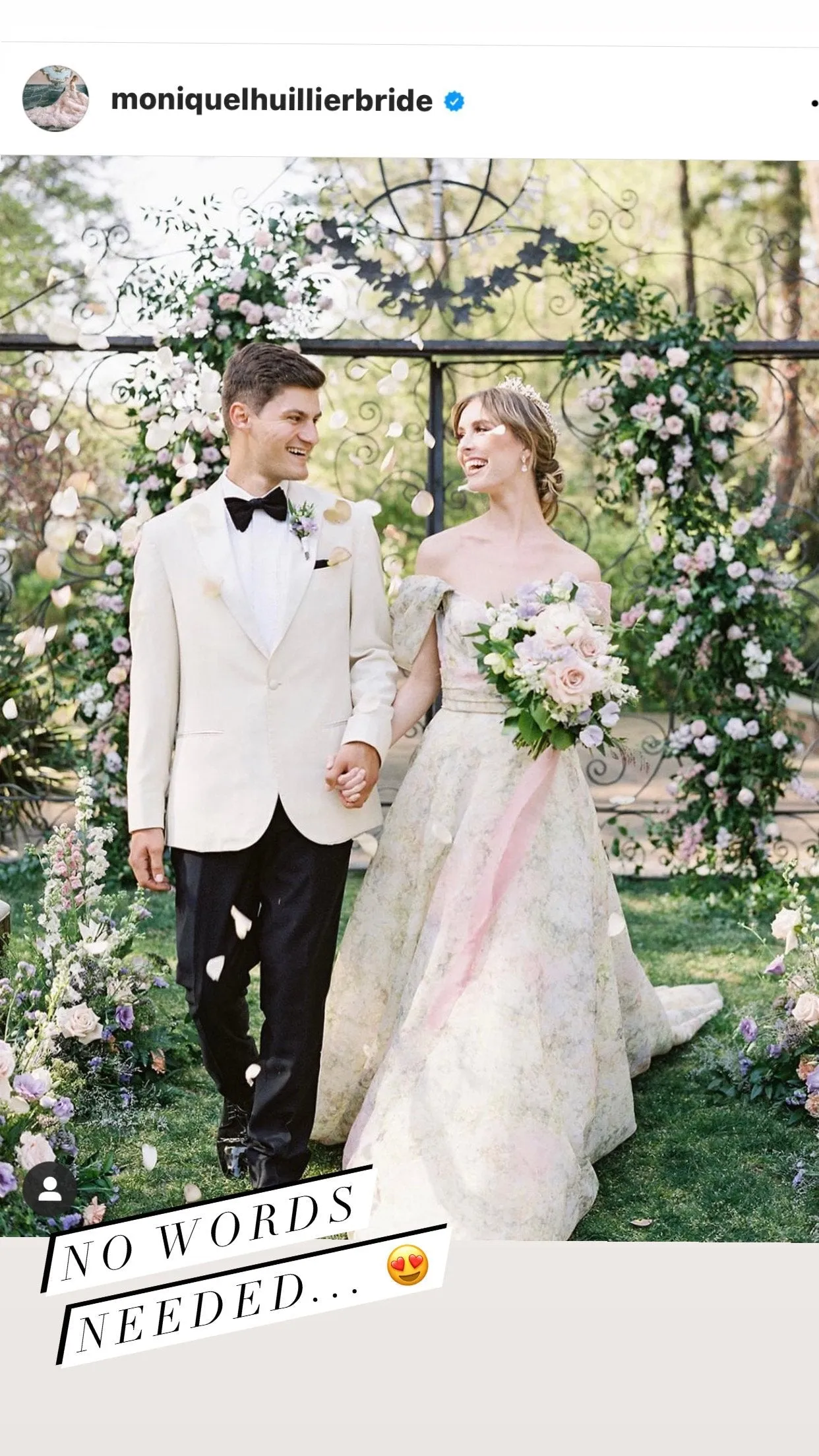 GENEVIEVE Gilded Blossoms Full Bridal Crown