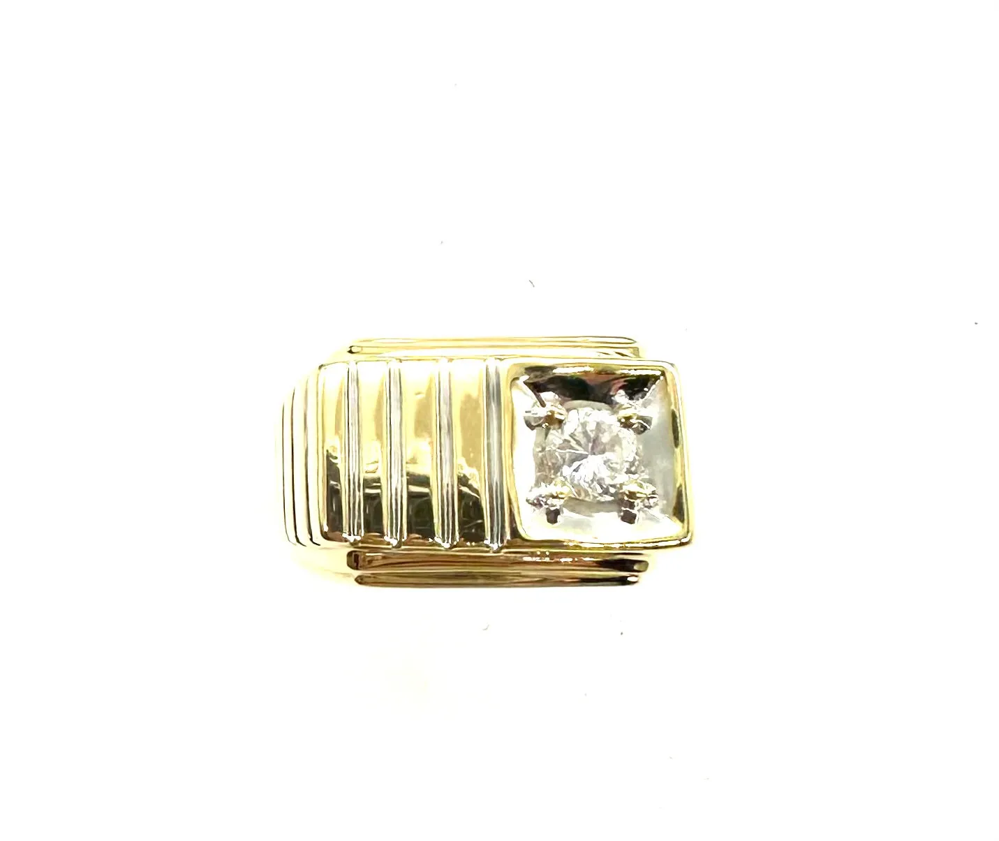 Gents Square Top 40 PTW Diamond  Ring