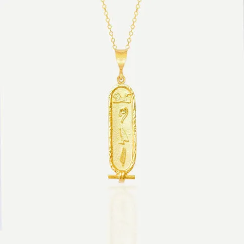 Gold ‘LOVE’ Cartouche Necklace