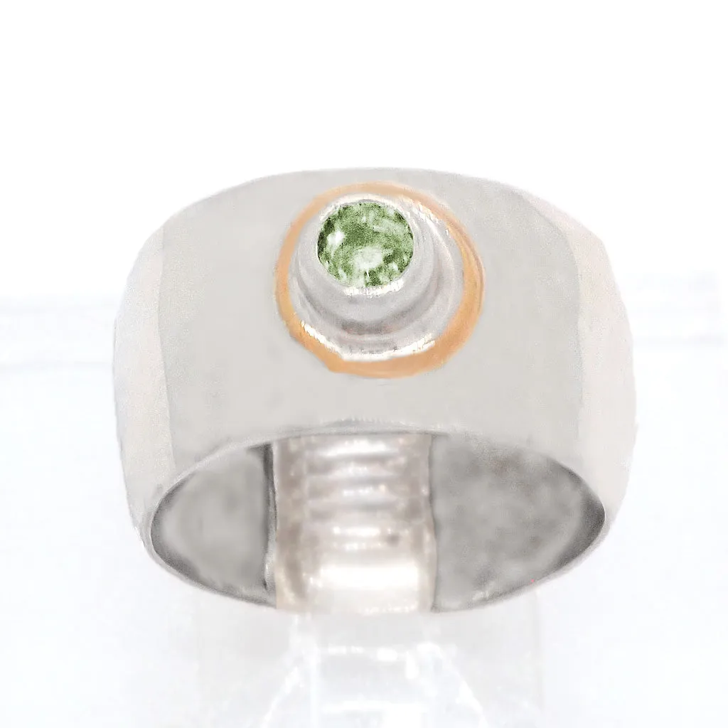 Green Sapphire Ring (size 7)