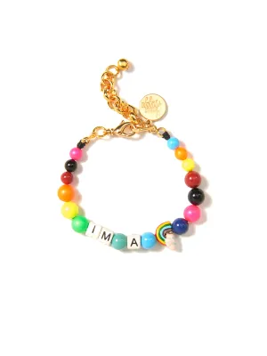 I'M A RAINBOW PEARL BRACELET