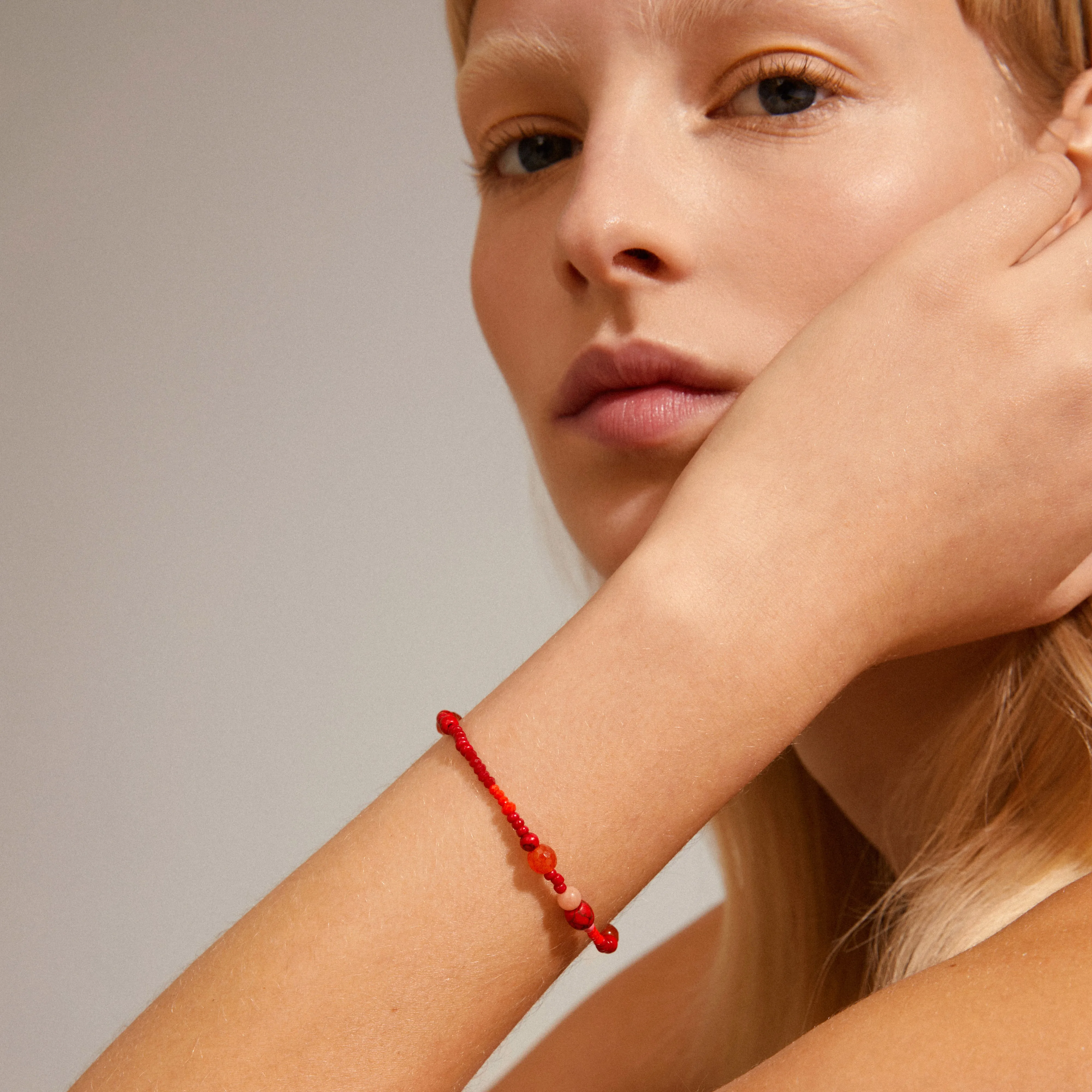 INDIANA bracelet red