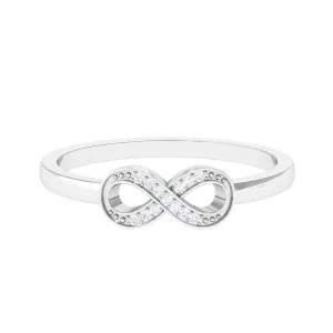 Minimal Diamond Infinity Promise Ring