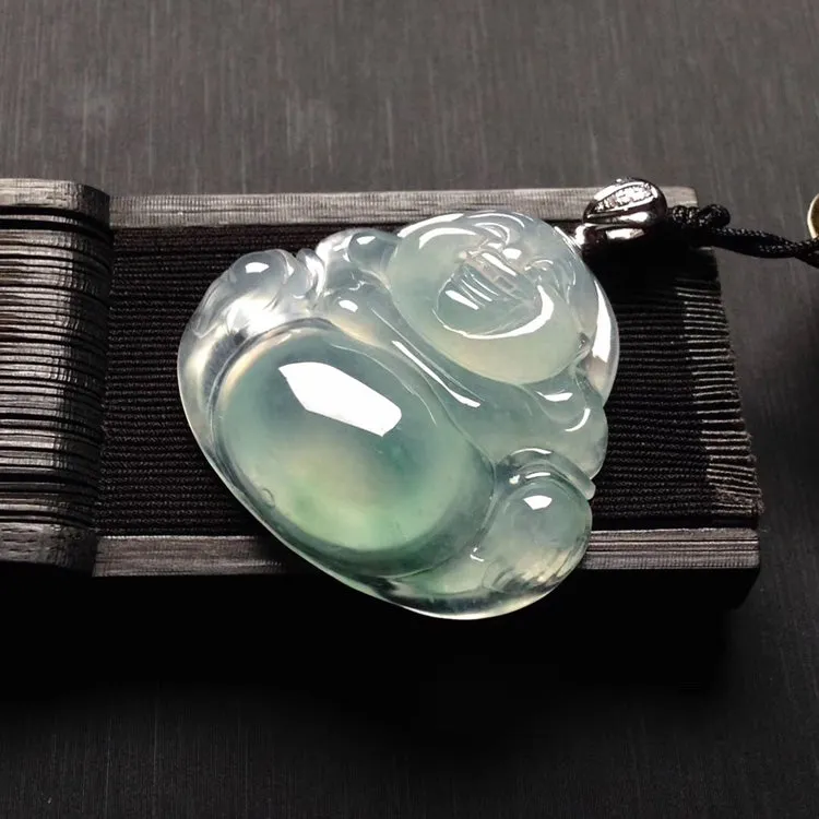 Natural Jade Pendant Jadeite Buddha Pendant PT526