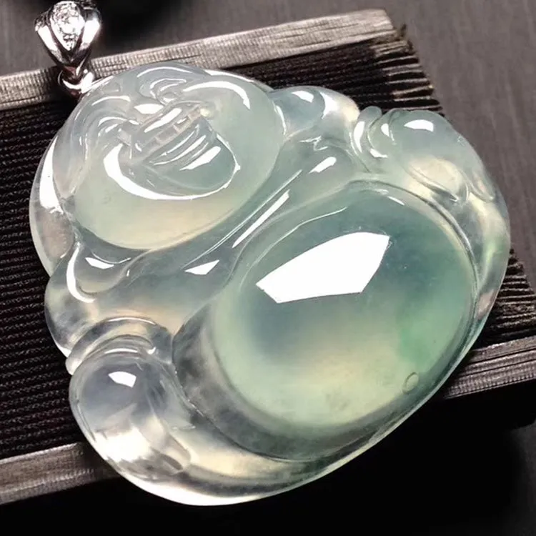 Natural Jade Pendant Jadeite Buddha Pendant PT526