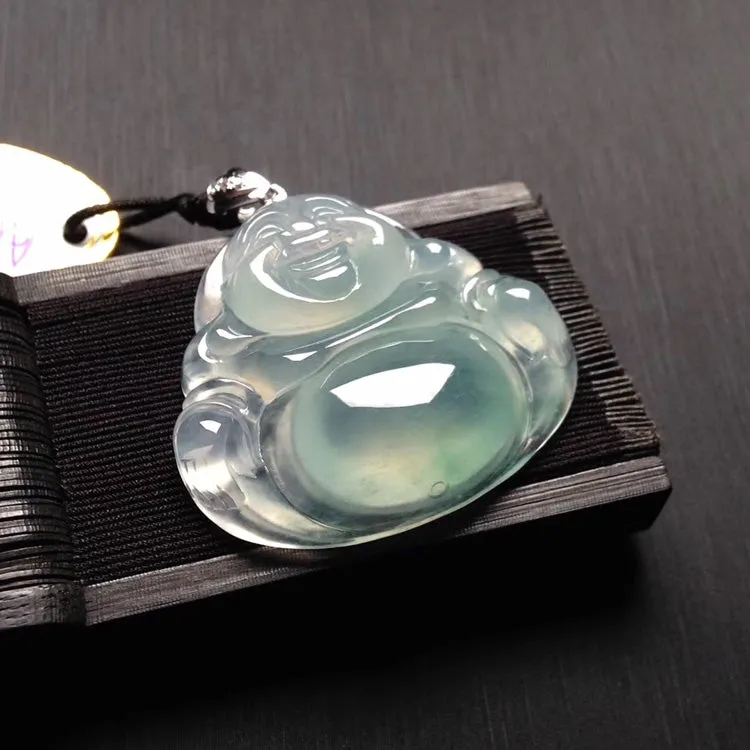 Natural Jade Pendant Jadeite Buddha Pendant PT526