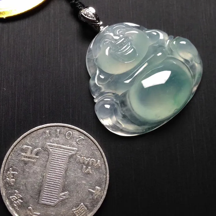 Natural Jade Pendant Jadeite Buddha Pendant PT526