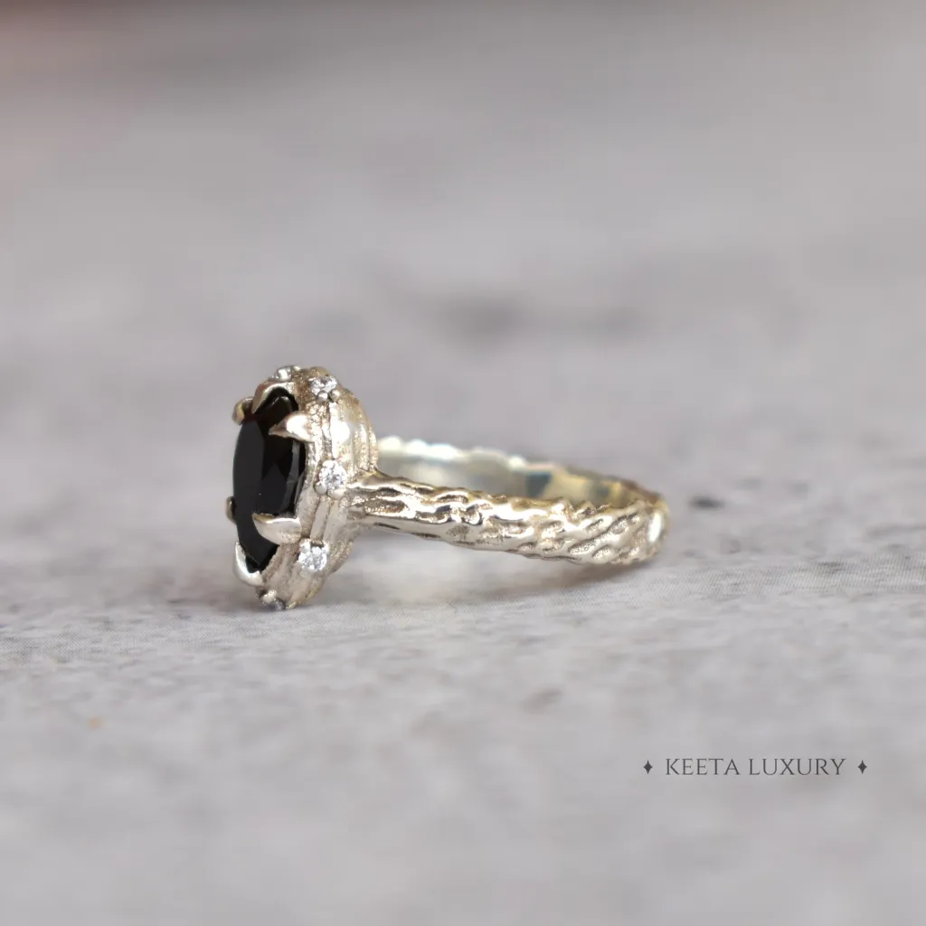 Nature's Noir - Black Onyx Ring