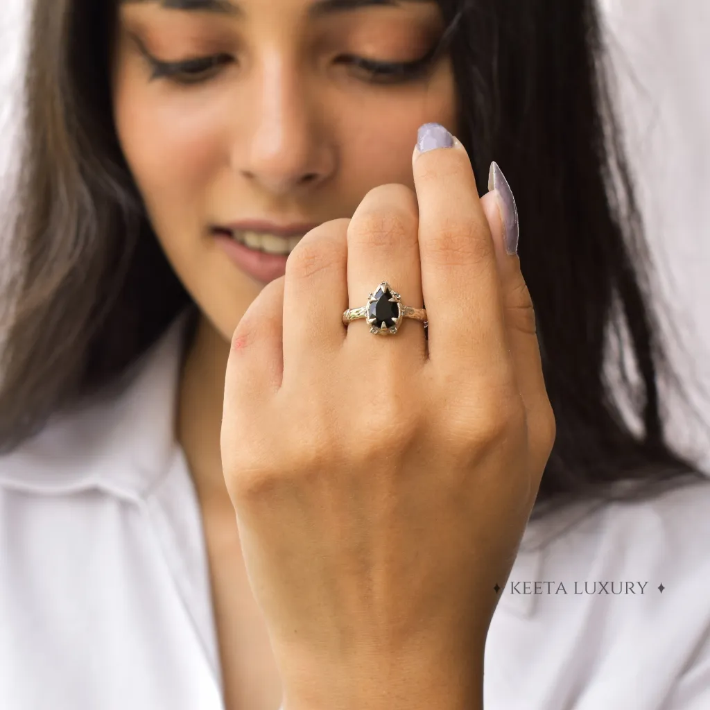 Nature's Noir - Black Onyx Ring