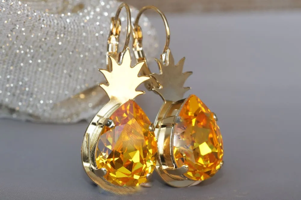 PINEAPPLE EARRINGS