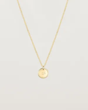 Precious Initial Necklace | Birthstone