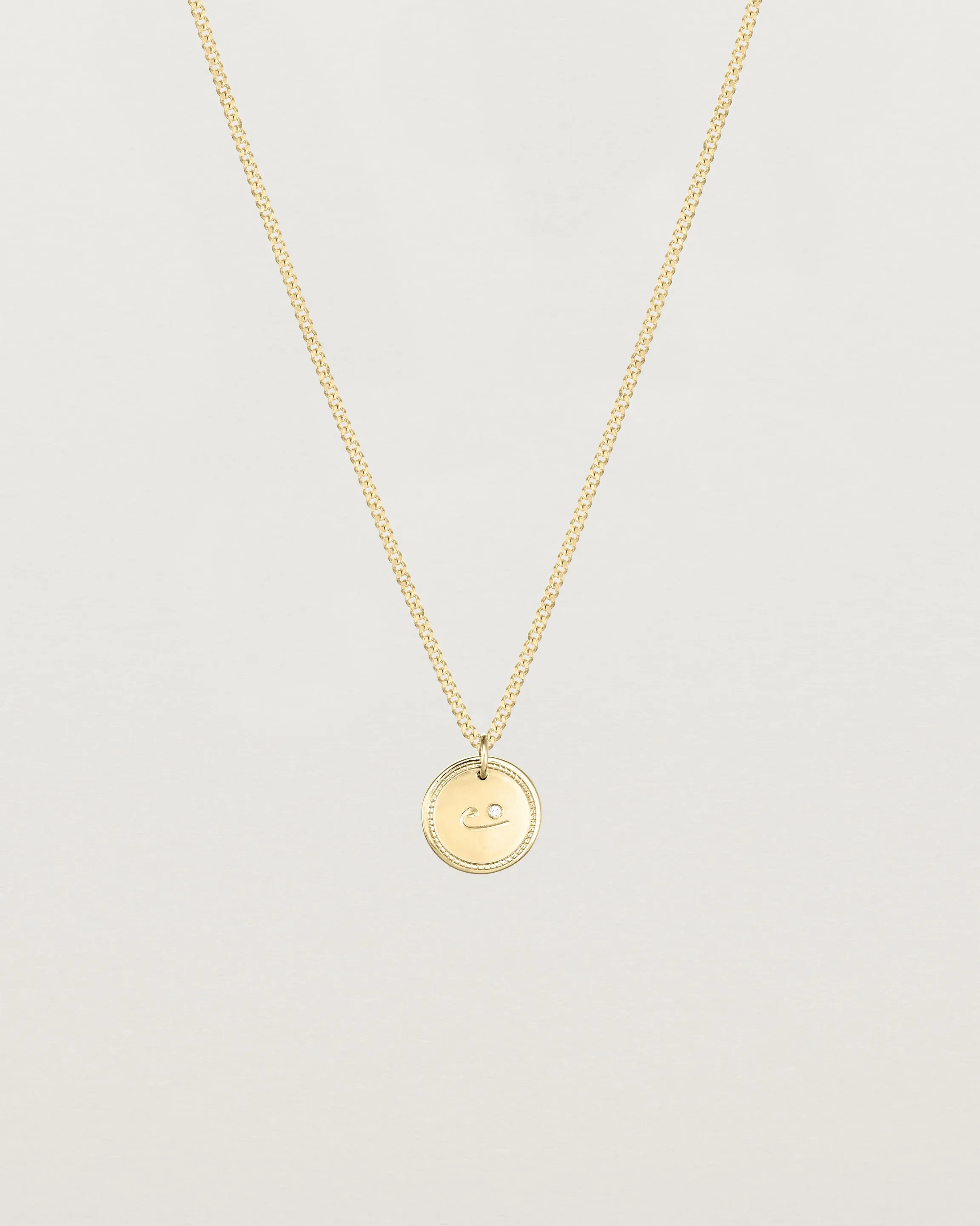 Precious Initial Necklace | Birthstone