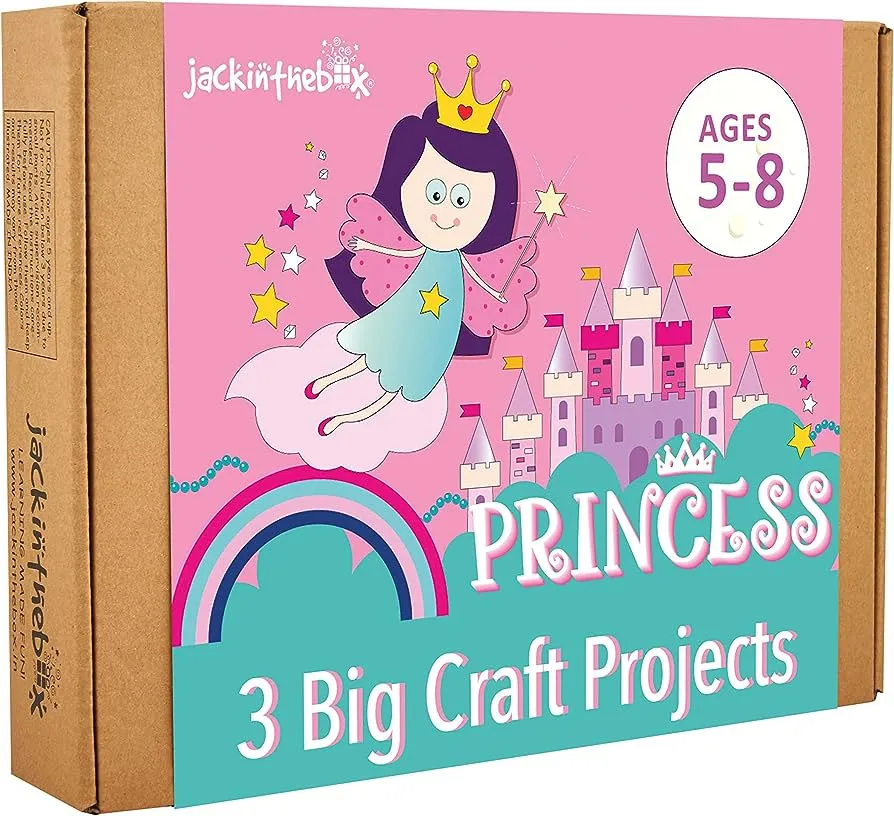 Princess 3 in 1 DIY Craft Box