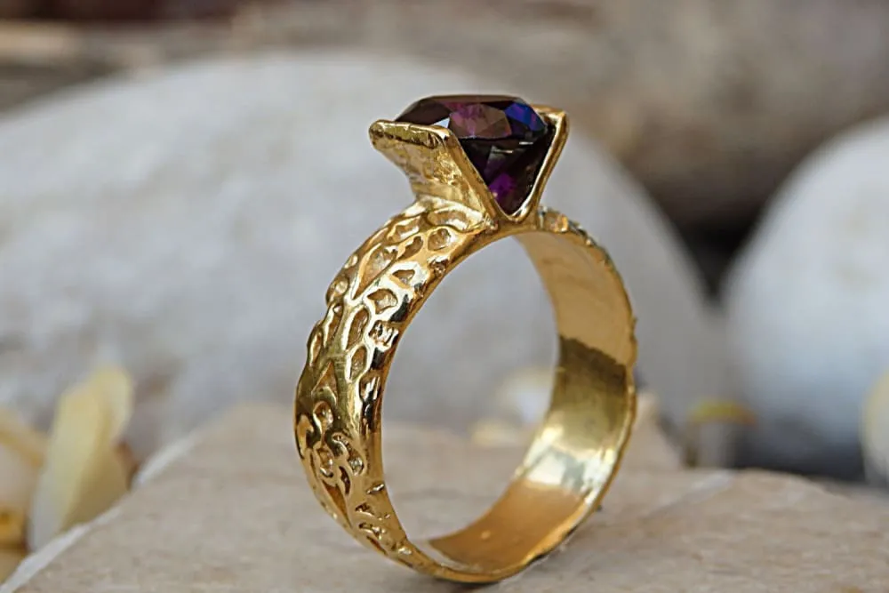 Purple stone Ring