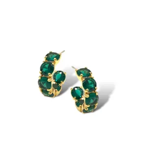 Quinn Hoops - Emerald