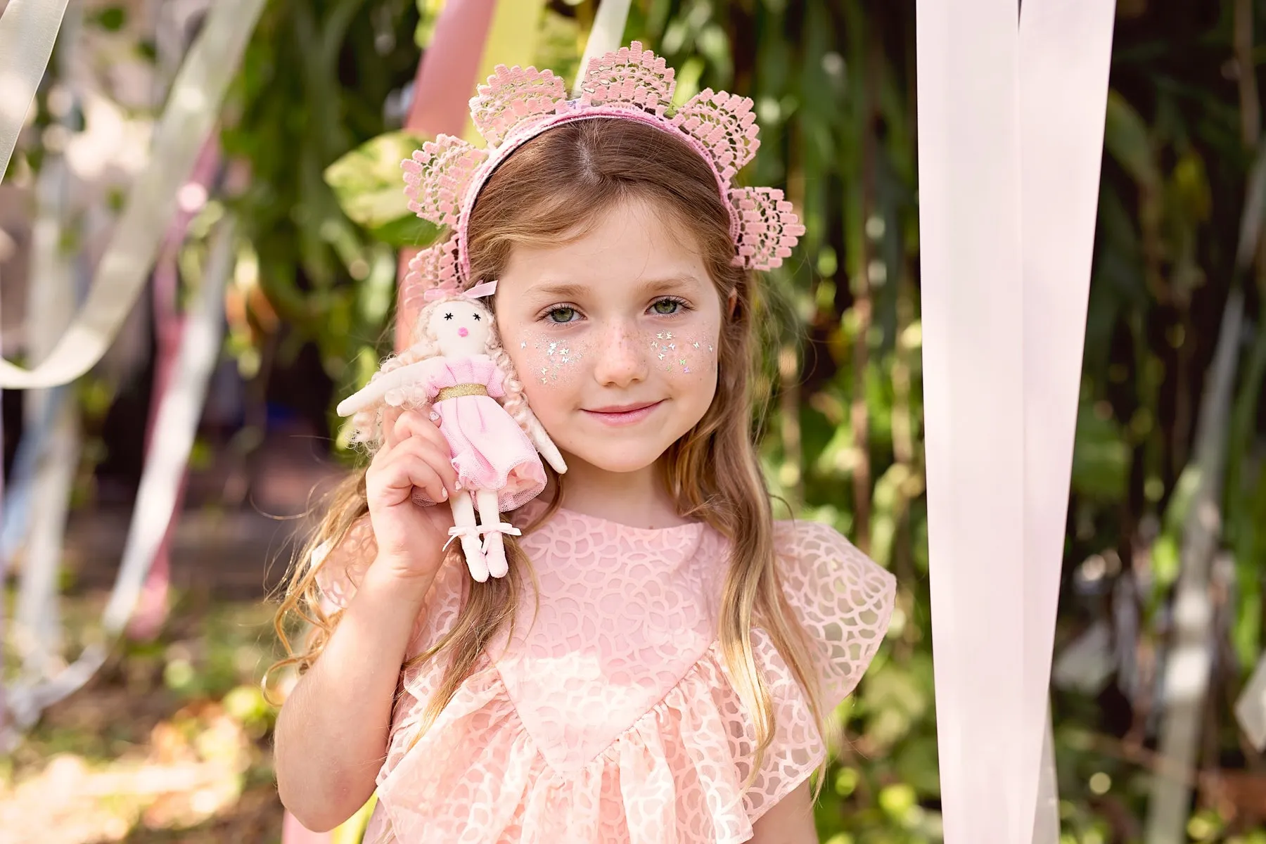 Rising Princess Headband - White