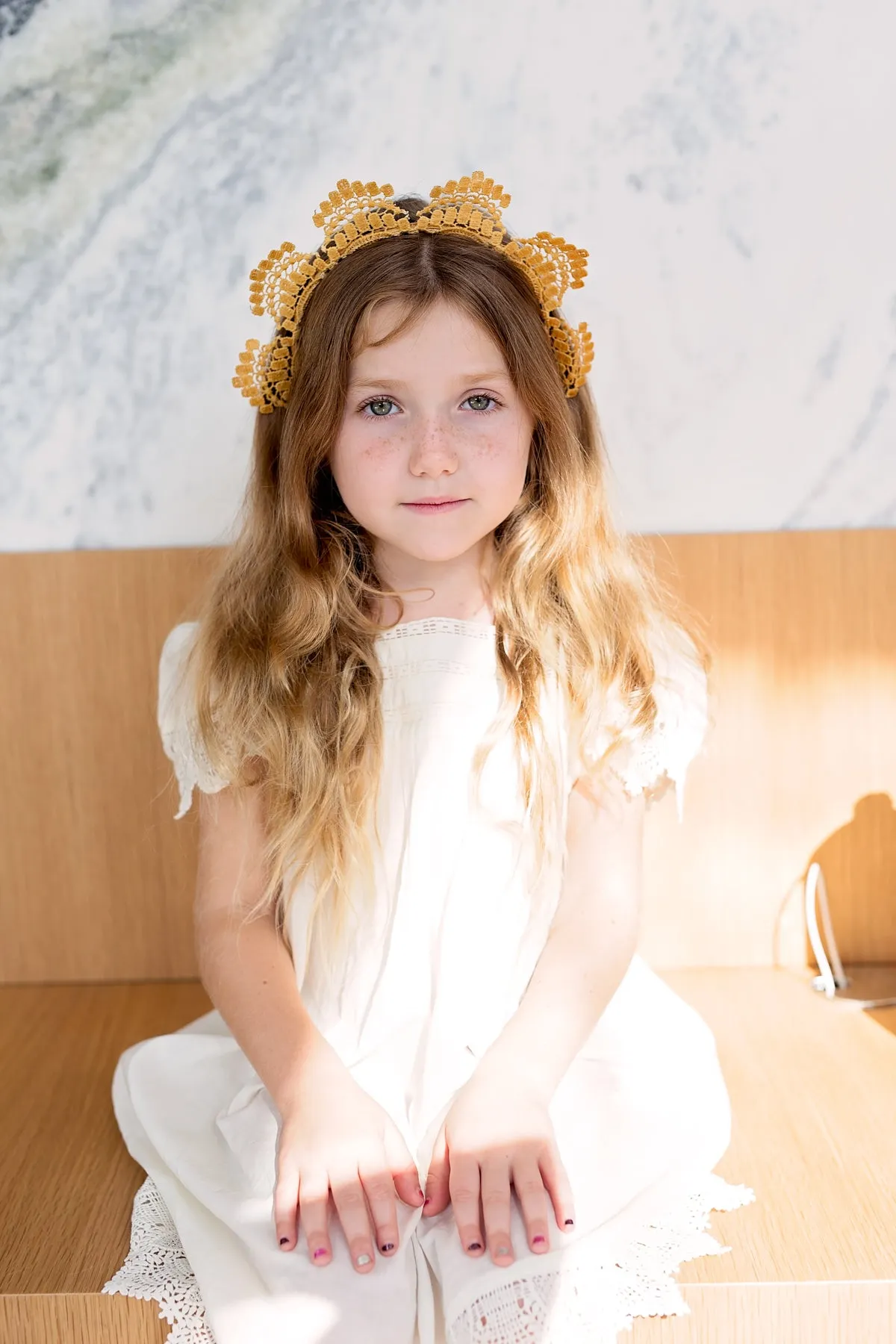 Rising Princess Headband - White