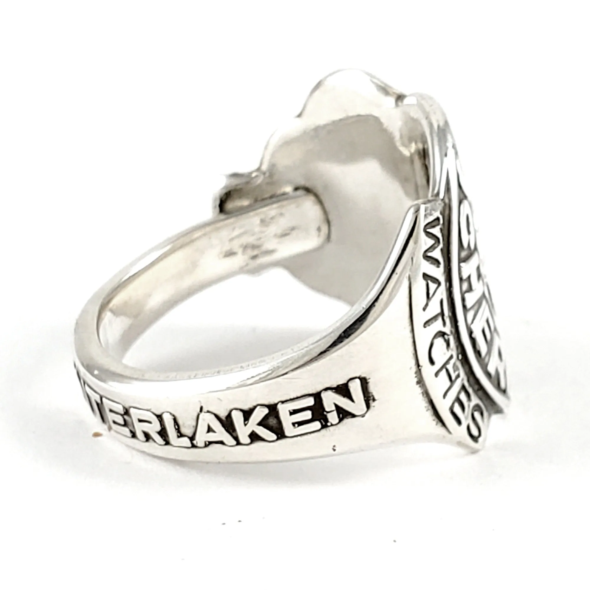 Rolex Interlaken Silverplate Spoon Ring